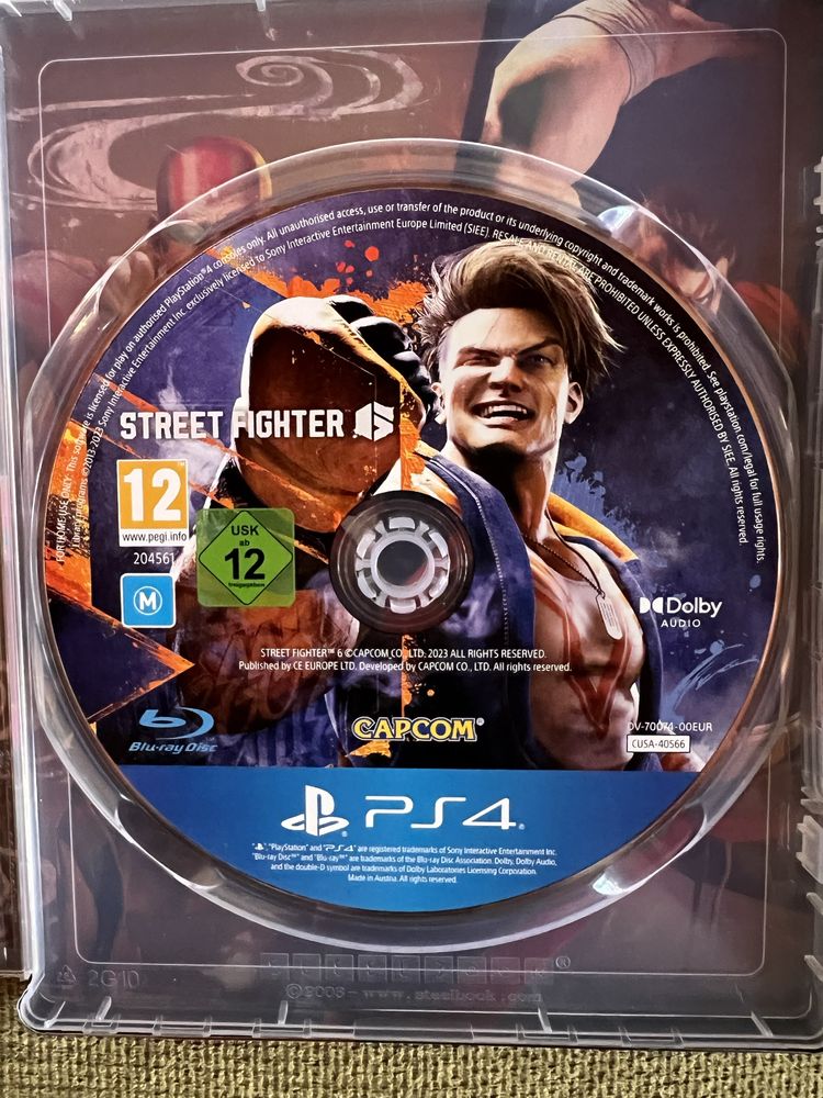 Street Fighter 6 ( steelcase ) игра за ps4 - 60 лв