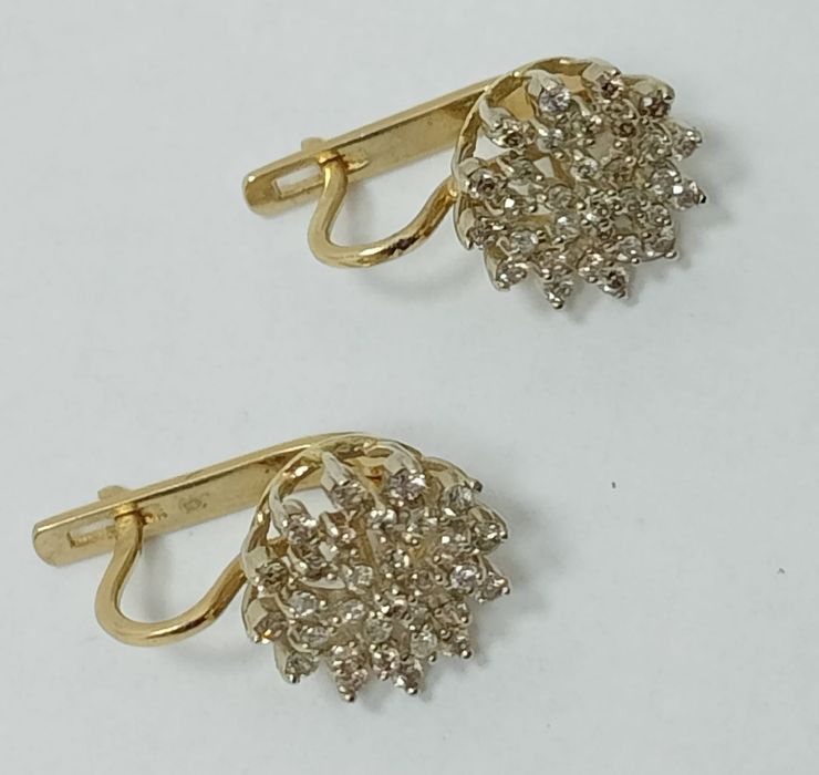 Серьги бриллиант 1 карат