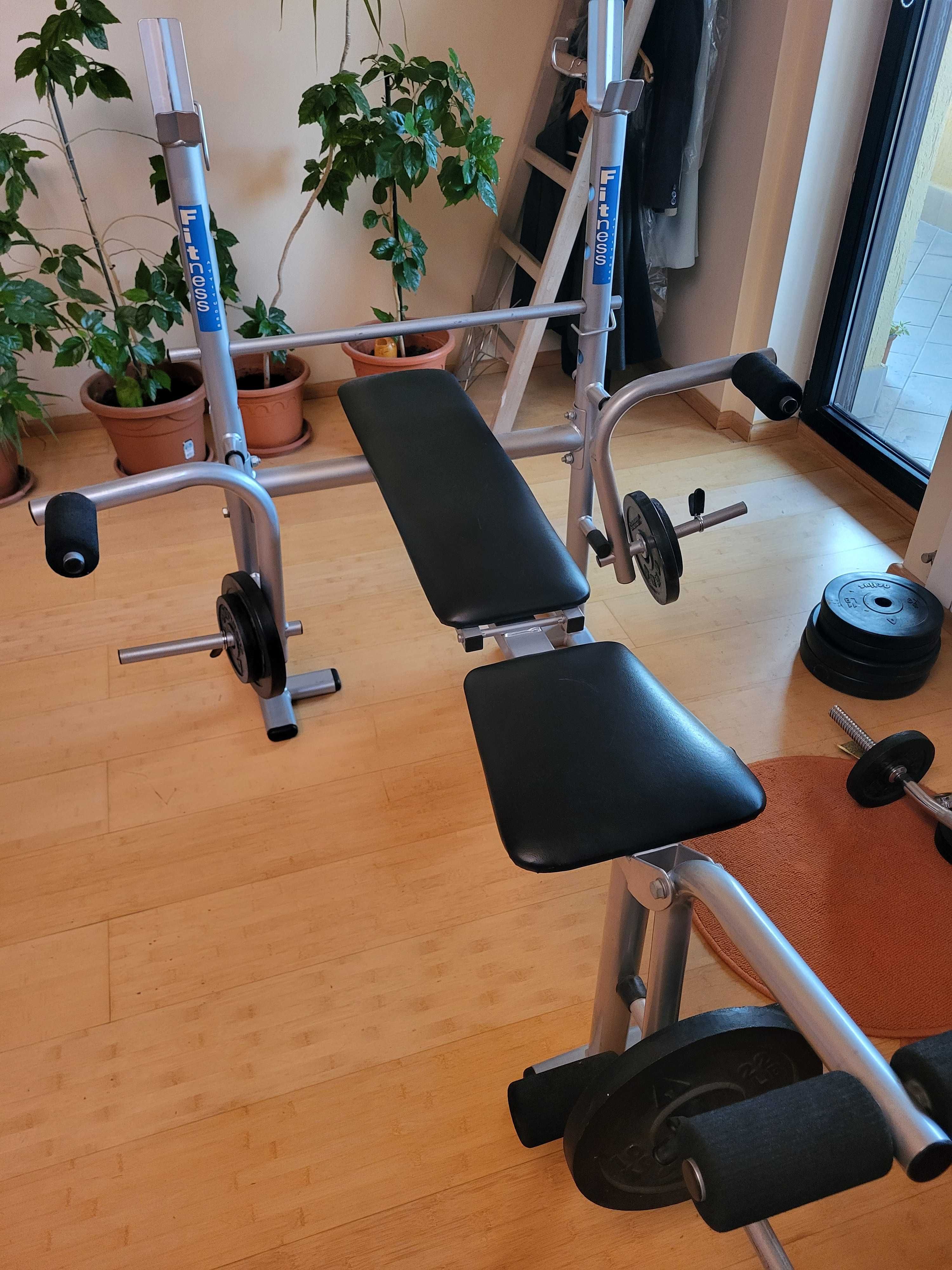 Bancheta Fitness + greutati