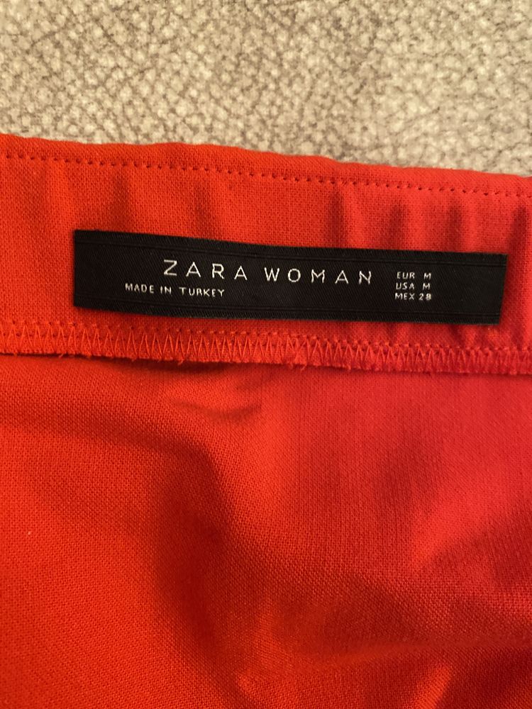 Продам женское платье Зара красного цвета (носила 1раз) р 46-48