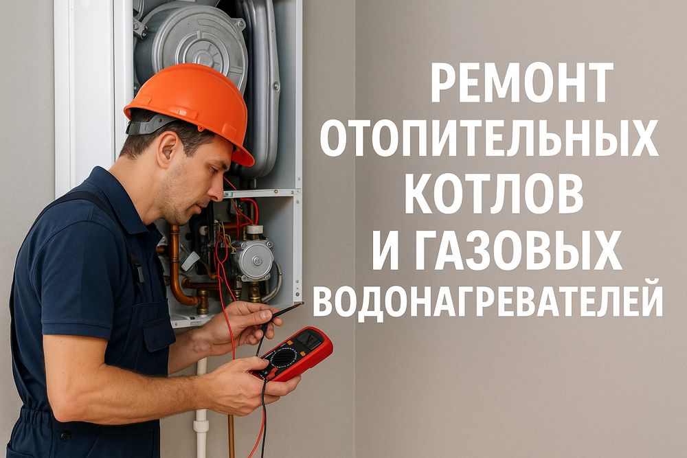 Ремонт газовых котлов, печки, настенных, напольных и колонок. Т