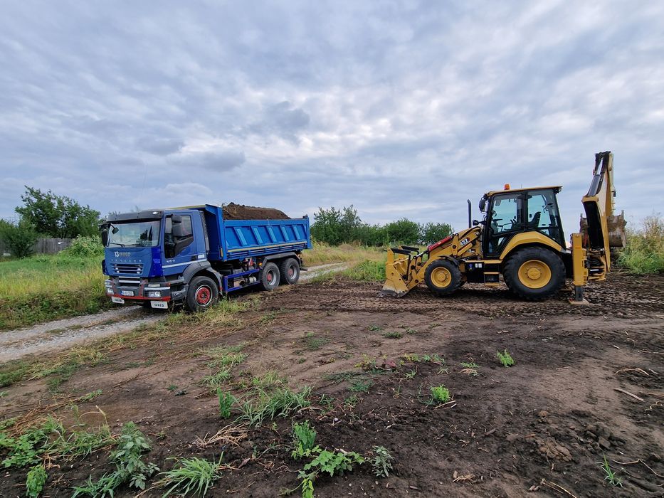 Excavații excavator camion buldoexcavator miniexcavator bobcat