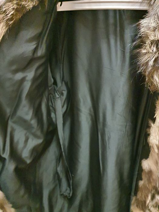 Кожено палто,женско лисица "Въглищарка"