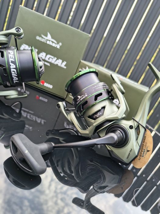 Set 2 Mulinete FL Feeder Eastshark 6000 5+1 Rulmenti New 2025