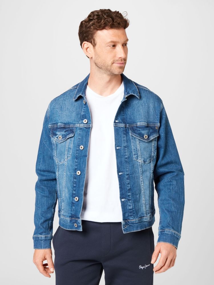 Geaca denim Pepe Jeans, Slim Fit, marime M