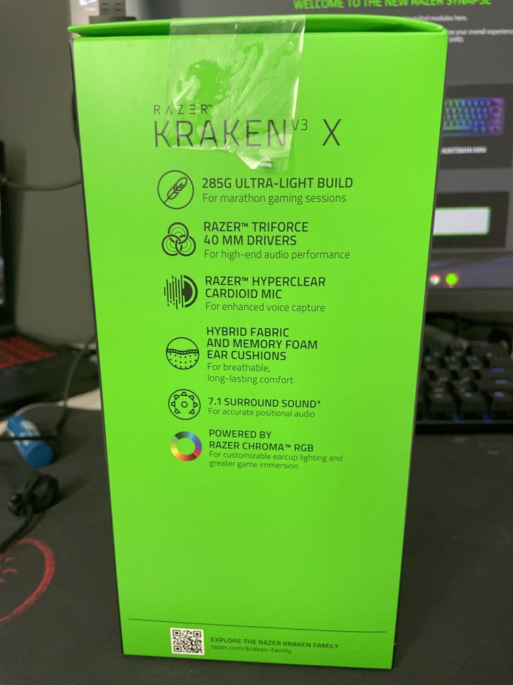 Слушалки Razer Kraken V3 X