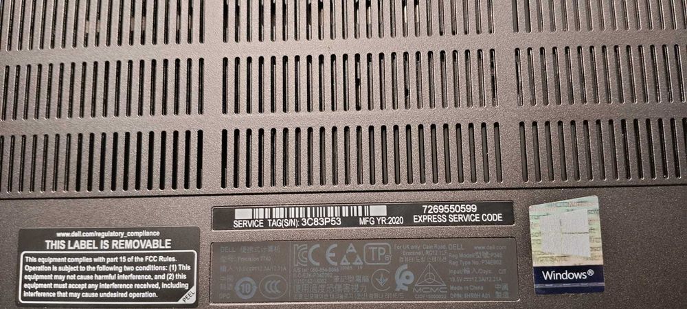 Laptop DELL Precision 7740
