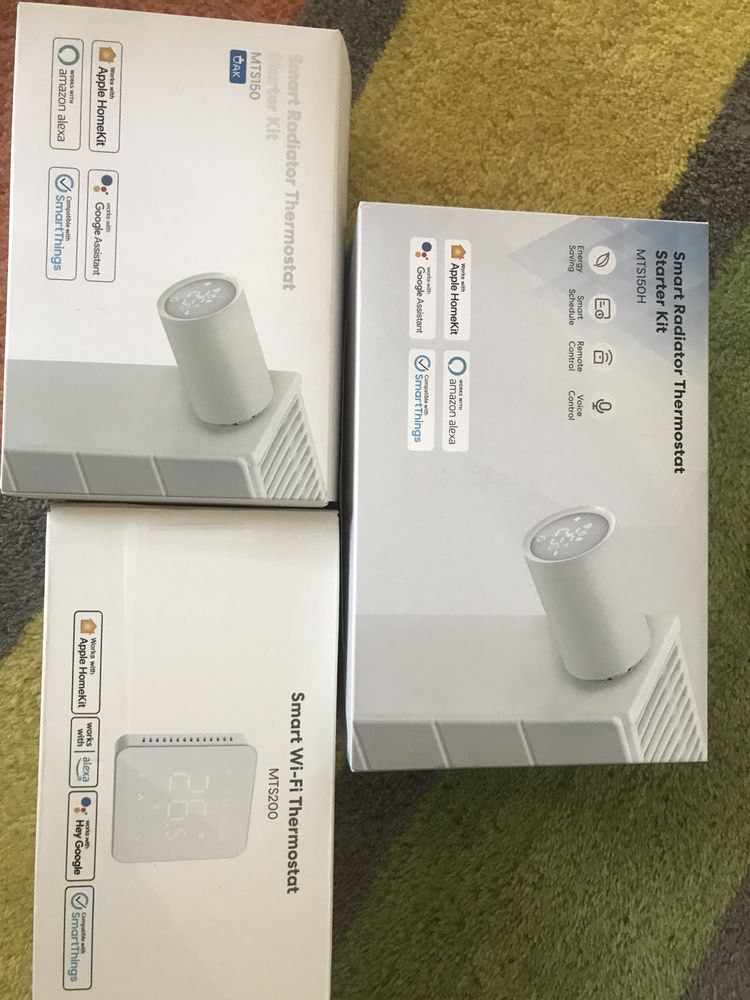 Set MEROSS termostat si 2 robinete termostatate WIFI HomeKit