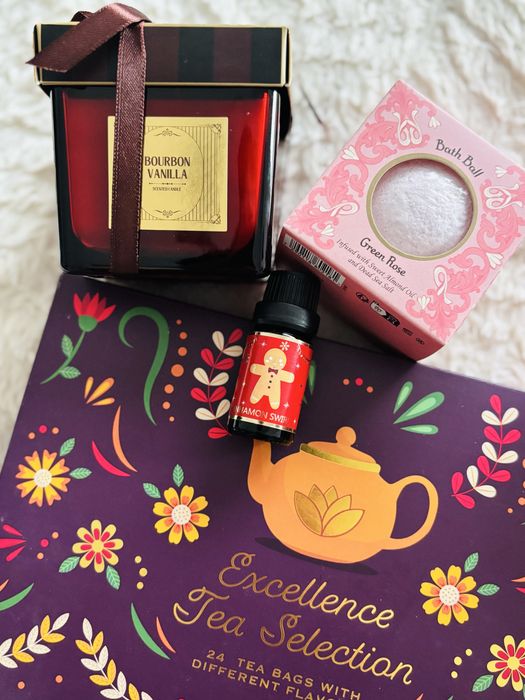 Set Craciun - Secret Santa - Mos Nicolae - Sabon bath bomb