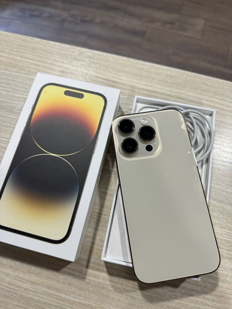 iPhone 14 Pro, 256GB, 5G, Gold, Impecabil/CA NOU!!!