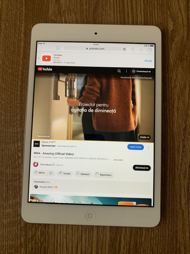 Tableta Apple iPad functionala,baterie buna fara incarcator.