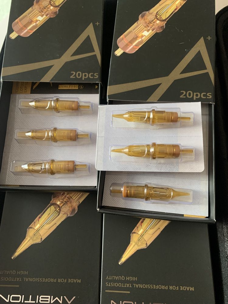 Aparat de tatuat Ambition, kit complet + toate consumabilele necesare