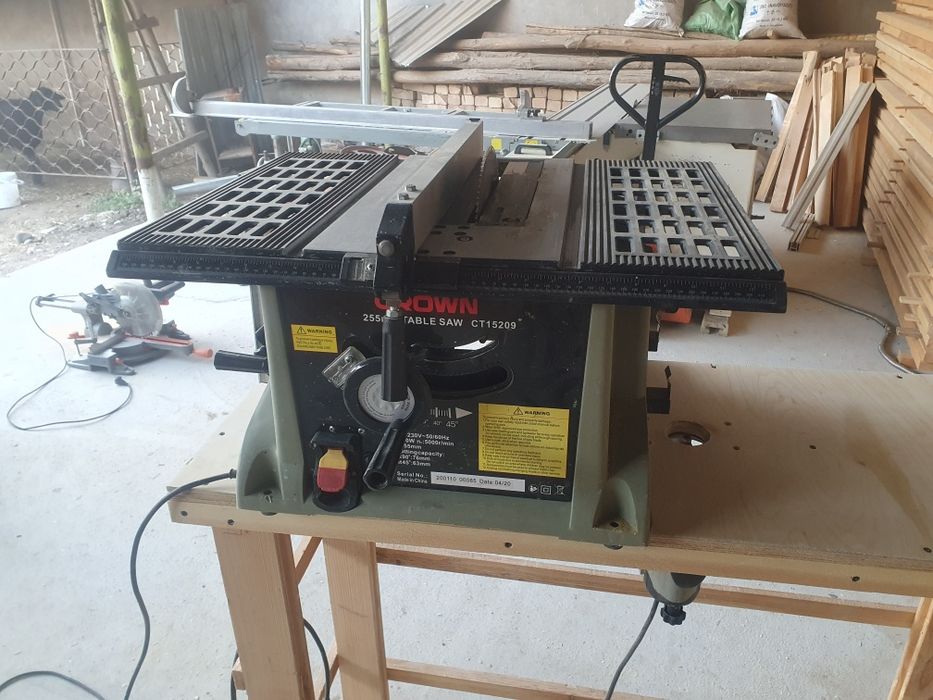 Crown CT15209 table saw arra sotiladi