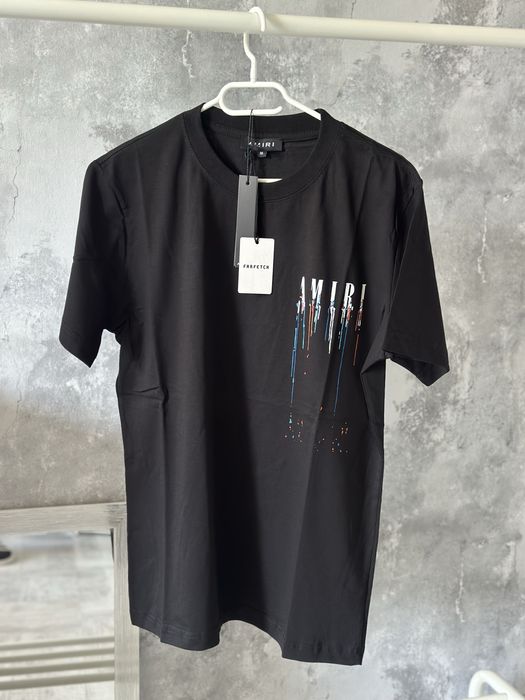 Tricou Amiri painted off white balenciaga
