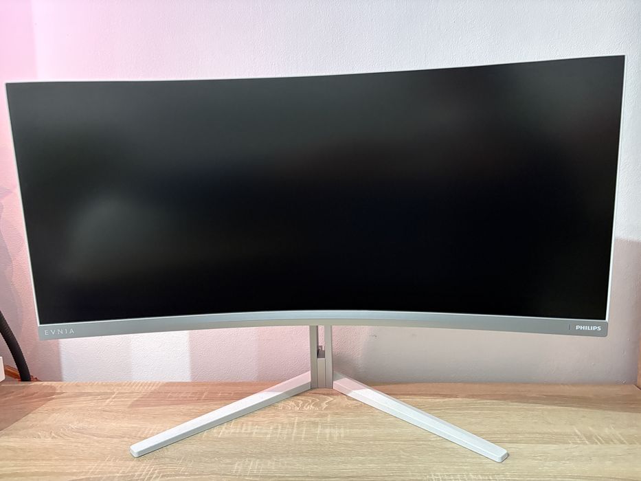 Monitor Philips Evnia 7600 34’ miniled, curbat, hdr 1400, full box
