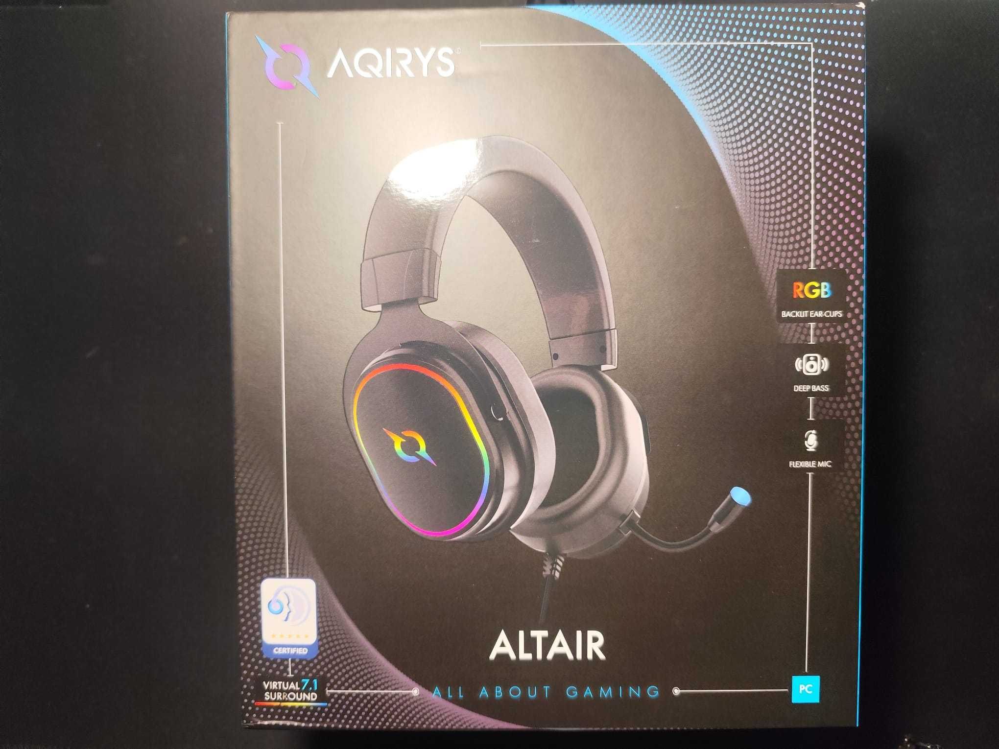 Vând căști AQIRYS ALTAIR Black – Ca noi, super ofertă!