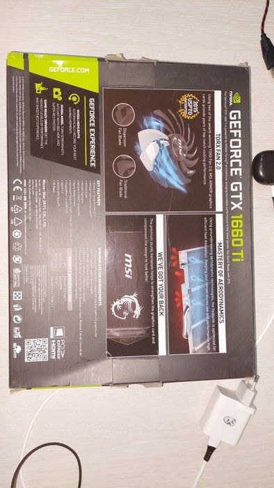 Продаю видеокарт MSI GTX 1660 Ti (6 ГБ)