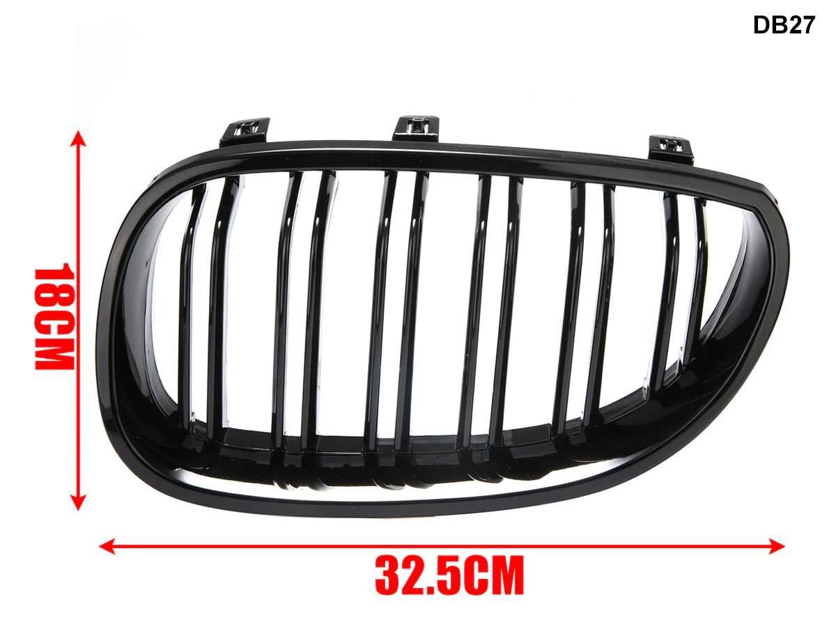 Grila Dubla Grilaj Negru Lucios Negru Lucios M5 BMW E60 E61 2003-2010