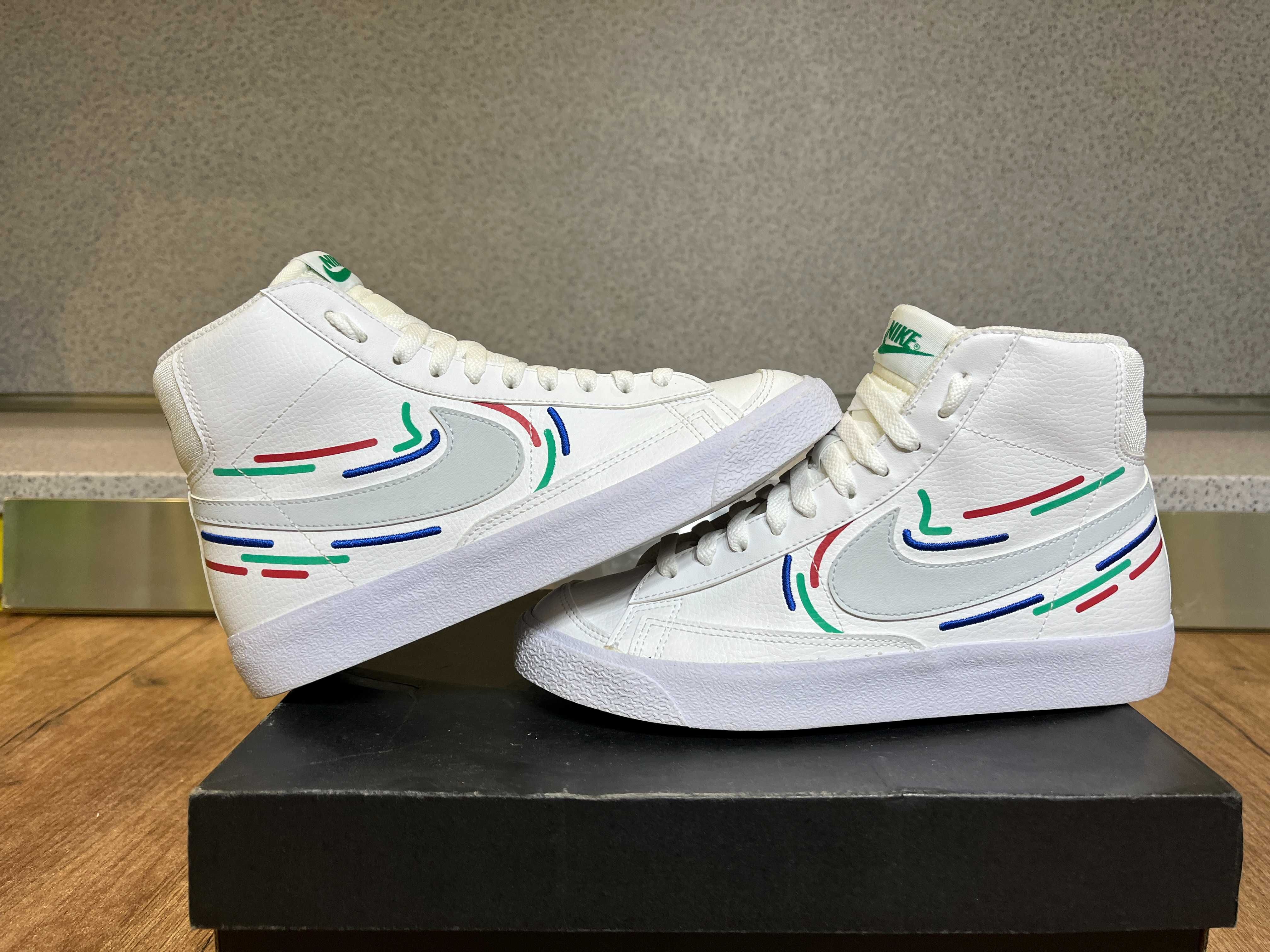 ОРИГИНАЛНИ *** Nike Blazer mid '77 'White Game Royal University Red'