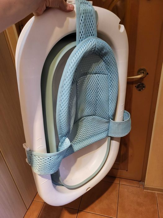 Cadita baie pentru bebe cu sezlong