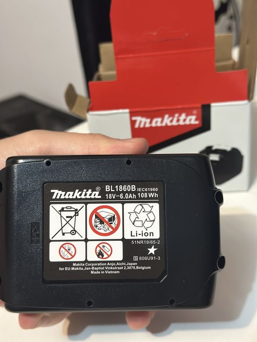 Baterie/acumulator makita 6ah 18v set