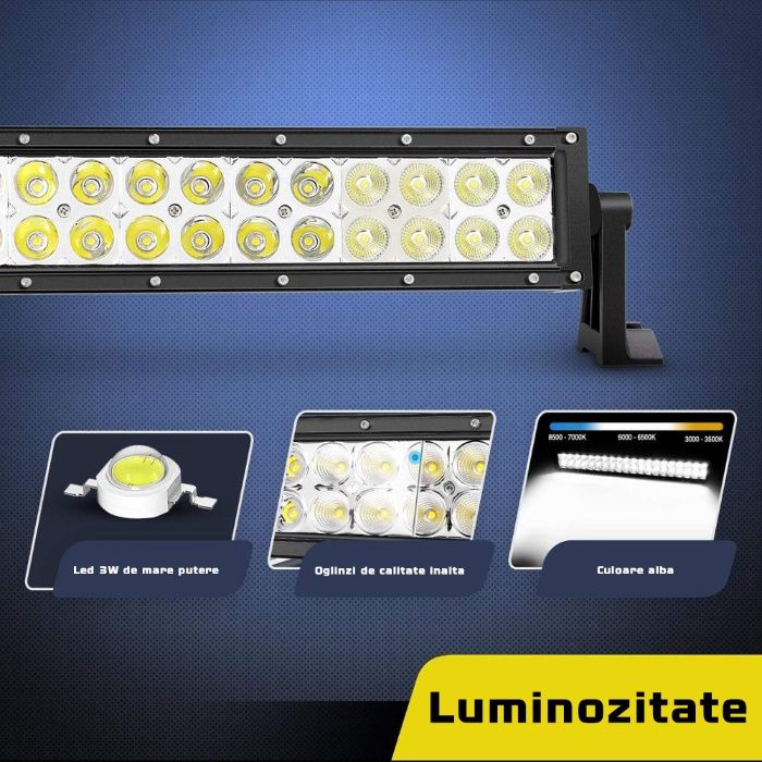 LED BAR auto de 120 W - Lungime 54 CM