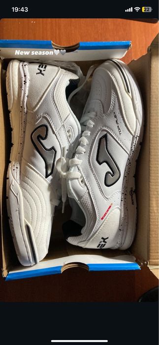 Joma top flex бело серый