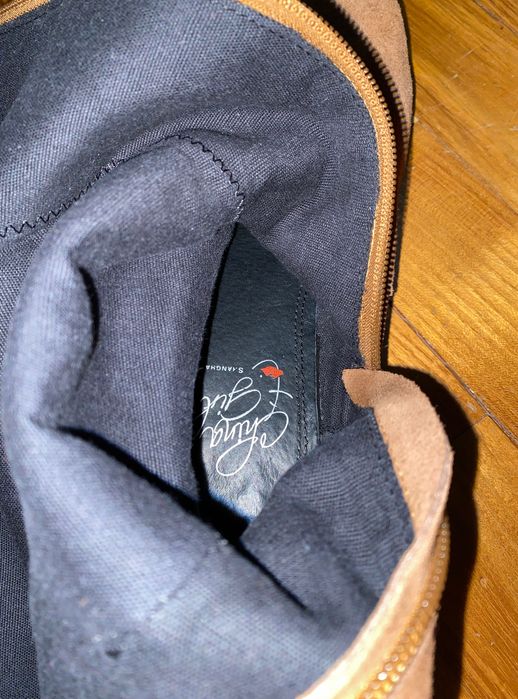 Cizme piele întoarsă Tommy Hilfiger