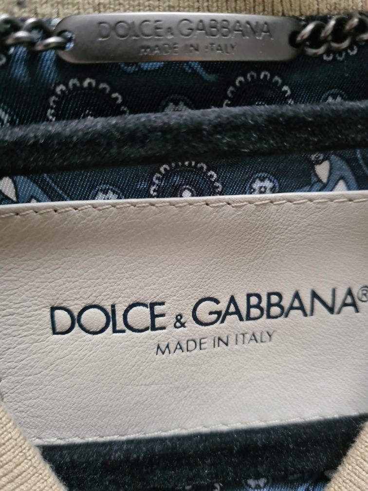 Geaca piele originala Dolce Gabbana