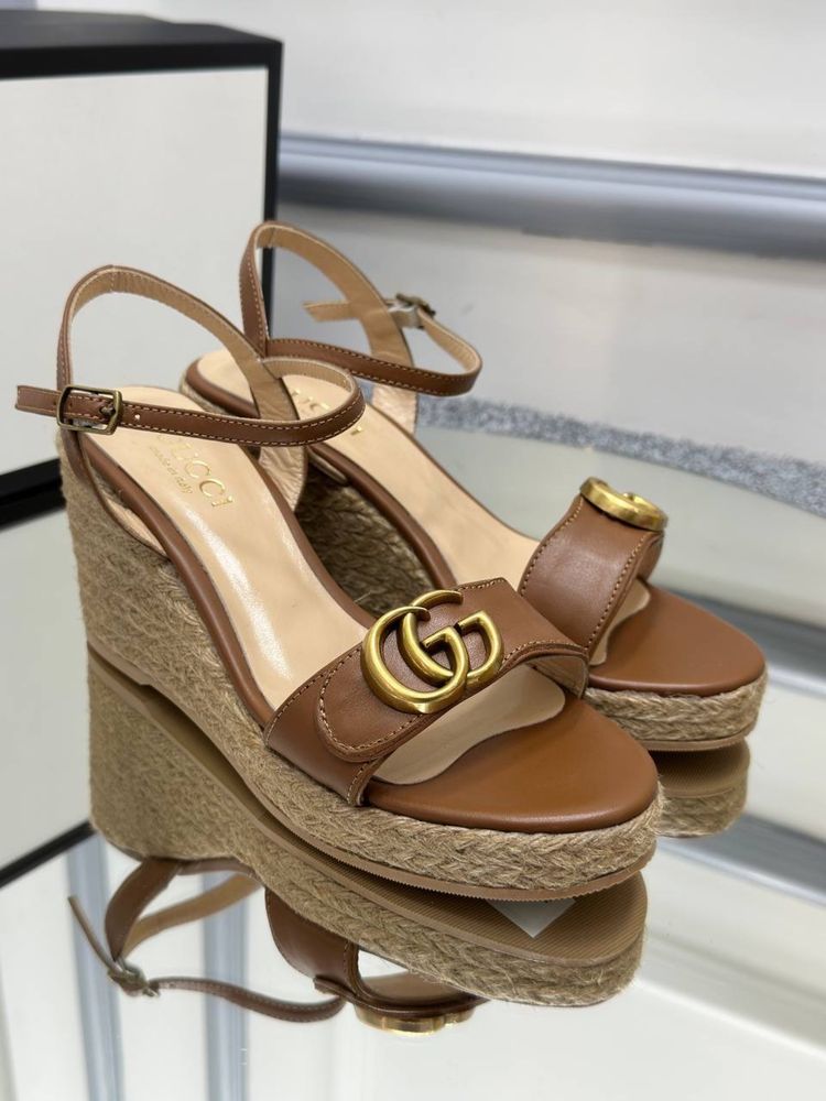 Sandale Gucci - POZE REALE- calitate superioară:mărimi 36-41