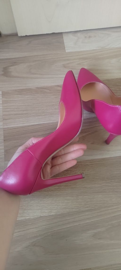 Pantofi piele Musette fuxia