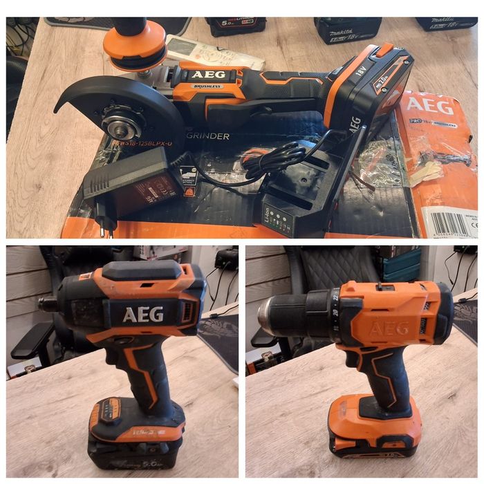 АЕG Акумяторный Болгарка шурупаёрт и Гайкаверт