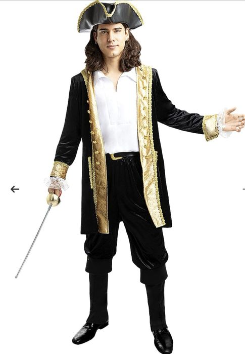 Costum de pirat Deluxe pentru bărbati - Colectie Colonial