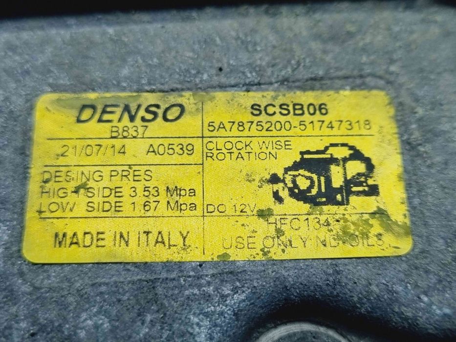 Compresor clima Fiat Linea (323) [Fabr 2007-2012] 51747318