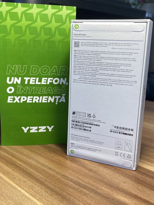 iPhone 16 Pro Max/ 256 GB /Sănătate baterie 100% / Nou sigilat