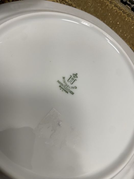 Порцеланов сервиз за кафе бавария със златни кантове