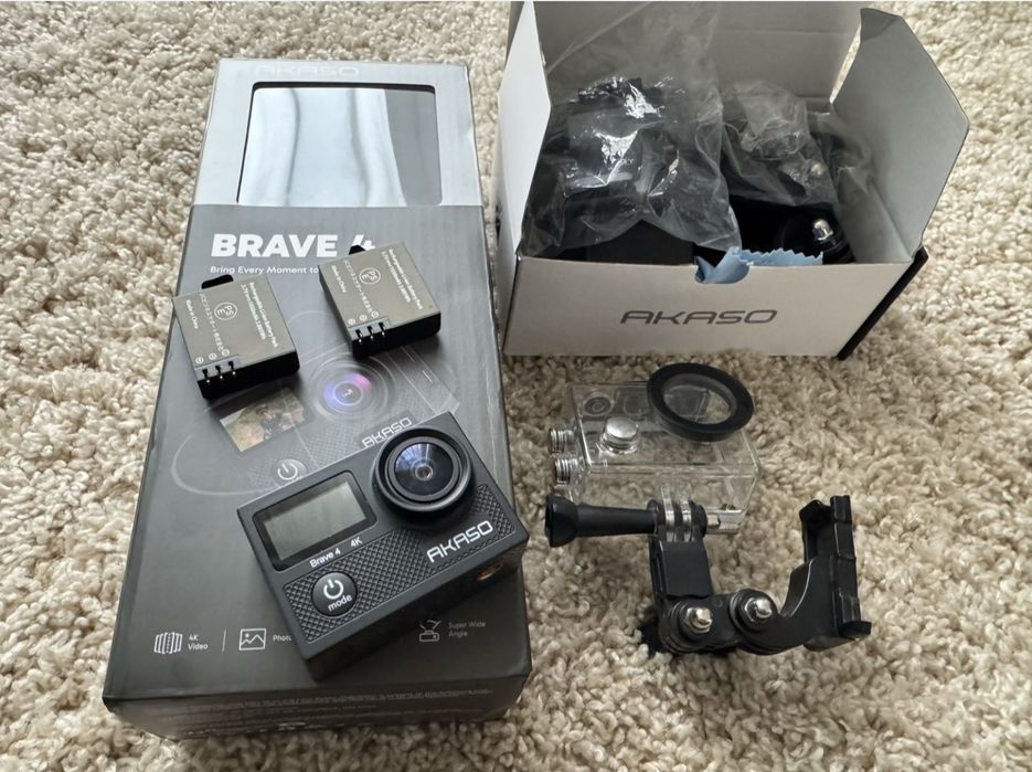 Brave 4 Pro Cameră de Acțiune 4K Ultra HD cu Ecran Tactil 2"