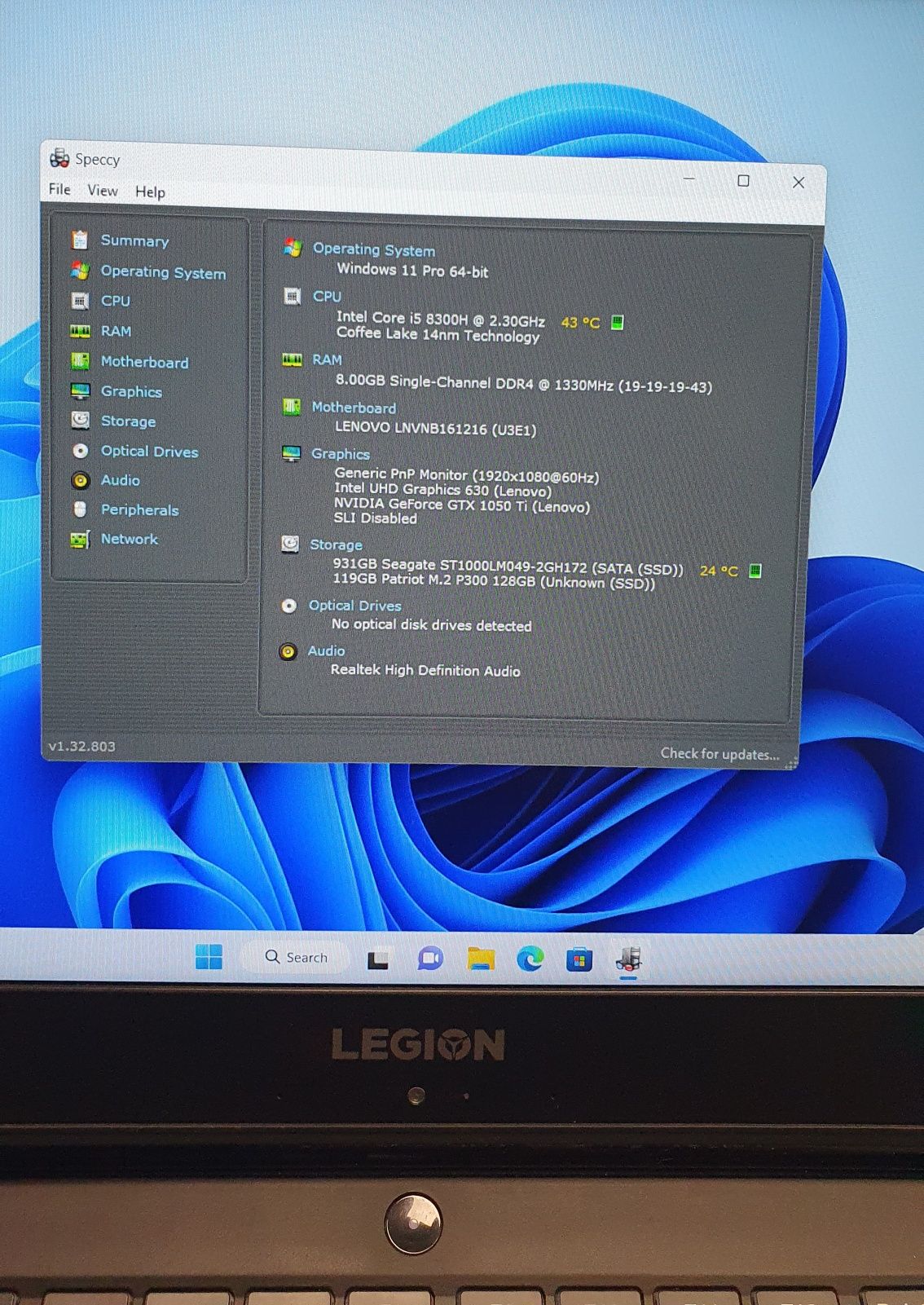 Amanet F28: Laptop Lenovo Legion Y530