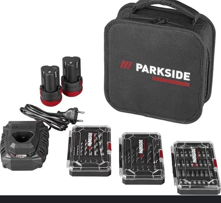 Bormasina parkside cu 2 acumulatori