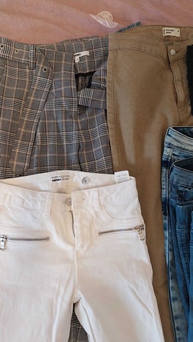 Lot haine dama Blugi si pantaloni diverse mărimi