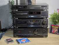 Linie audio TECHNICS, amplificator, tuner, deck, cd player, retro