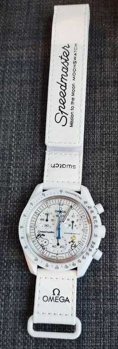 CEAS SWATCH X OMEGA MISSION TO MOON Snoopy`s Fan Version - Chronograf