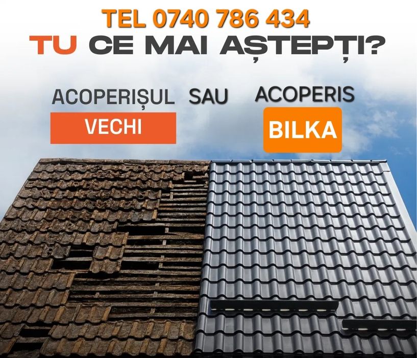 Acoperișuri Tablă BILKA Reparații Acoperișuri