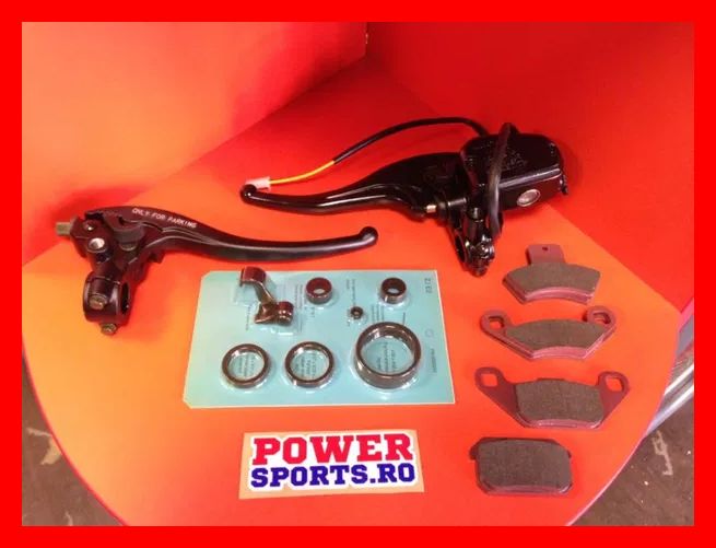 Set complet placute frana piese ATV Linhai cu 4 etriere