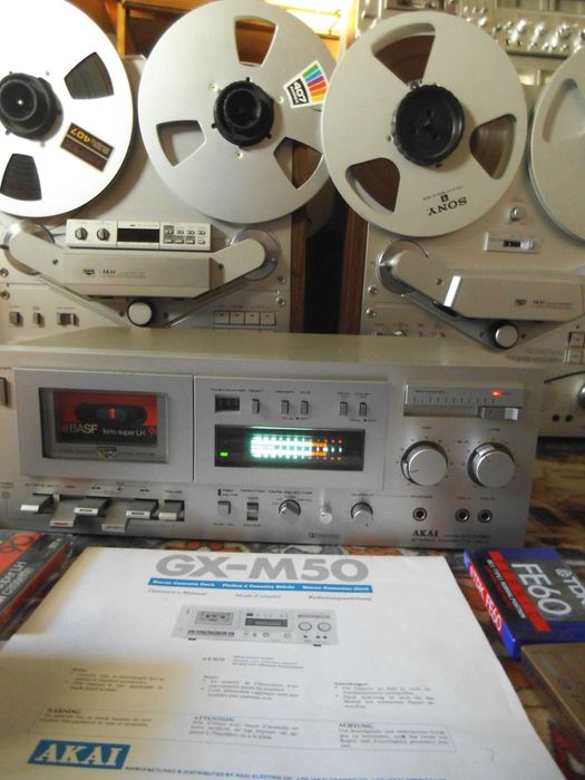 AKAI GX-M50  3-Head Super GX Stereo Cassette Deck