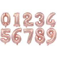 Фолиефи балони цифри 32 см. Цифри от 0 до 9