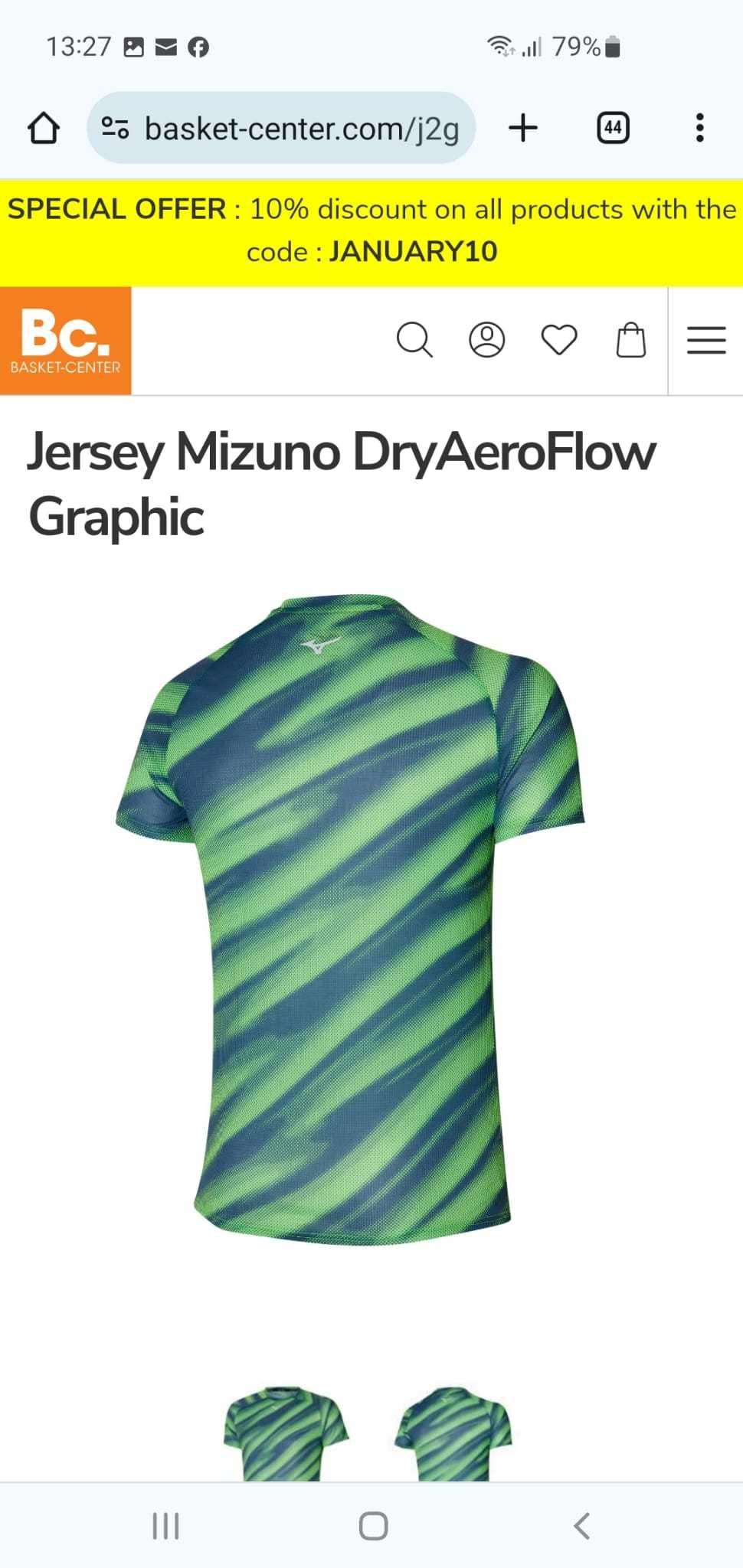 Vand tricou Mizuno sport polyester 100% masura S ,L si XL original nou
