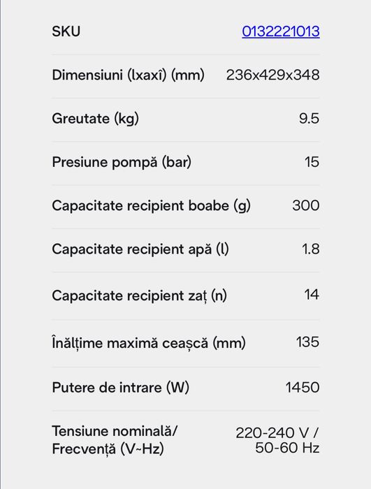 Espressor Delonghi Dinamica
