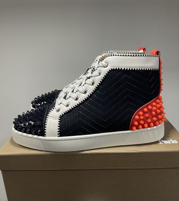 Christian Louboutin High Black Orange