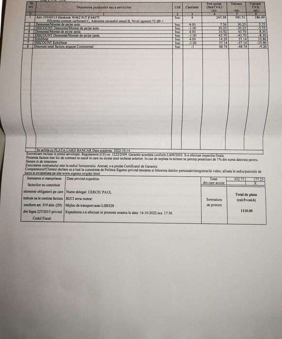 Jante aluminiu cu anvelope iarna 195/55/15